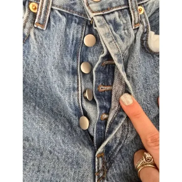 Women's Still Here Jeans Relaxed Leg Straight Size 23 - Picture 6 of 9